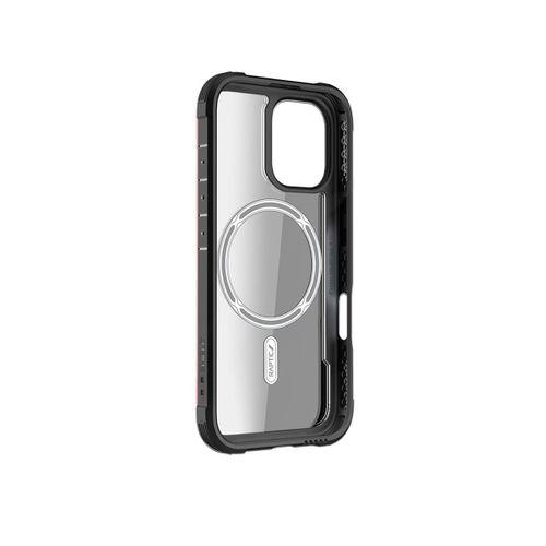 Apple iPhone 16 Pro Kılıf M-safe Şarj Özellikli Airbagli Raptic Shield Serisi Şeffaf Arka Yüzey Kapak