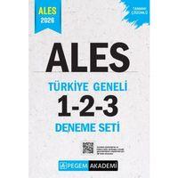 2026 ALES Tamamı Çözümlü Türkiye Geneli 1-2-3 Deneme Seti Pegem Yayınları