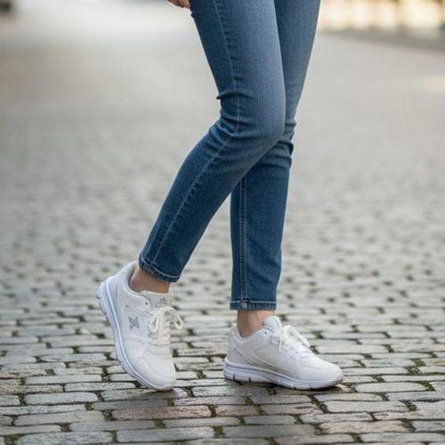 Luttoon 251 Beyaz Bağacaklı Fuspetli Spor Ayakkabı