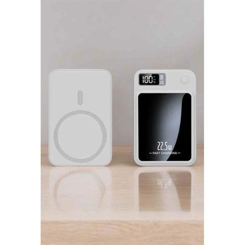 İos Uyumlu 22.5w Hızlı Şarj Magsafe Powerbank Dijital Göstergeli 10.000 Mah
