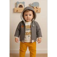 Erkek Bebek Today Baskılı Yağmurluk 3'lü Takım