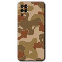 Galaxy A12 Kılıf HD Desen Baskılı Arka Kapak - Kamuflaj 10