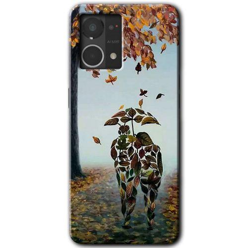 Potkal Hediye Fabrikası Oppo Reno 7 4G Kılıf HD Desen Baskılı Arka Kapak - Doğadan Aşk