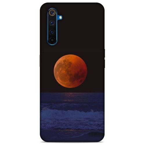Lopard Oppo Realme 6 Pro Uyumlu Kılıf Gece'S (38) Neo Hybrid Kılıf Kızıl Ay