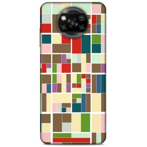 Lopard Xiaomi Redmi Poco X3 Uyumlu Kılıf Soyut Sanat (47) Baskılı Crystal Flex Kılıf