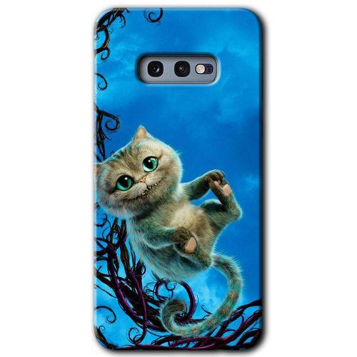 Samsung Galaxy S10e Kılıf HD Desen Baskılı Arka Kapak - Çılgın Kedi