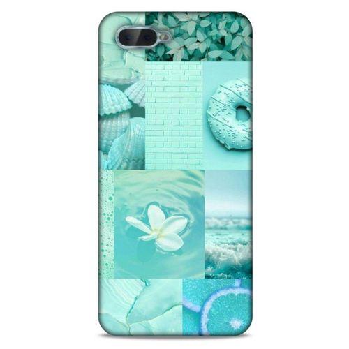 Oppo Rx17 Neo Uyumlu Kılıf Yeşil Delisi (36) Glitter Kılıf Tropikal orman yeşili