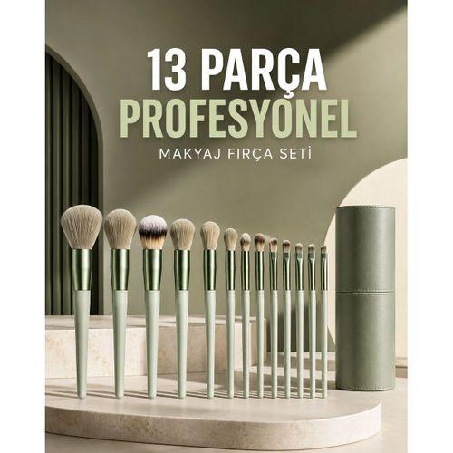 Profesyonel Makyaj Fırça Seti 13 Parça Yumuşak Kıllı Fırça Seti Far Fırçası