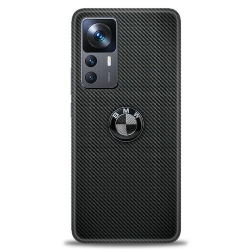 Xiaomi Mi 12T Kılıf HD Baskılı Kılıf - Bmw Siyah + Tam Ekran Koruyucu