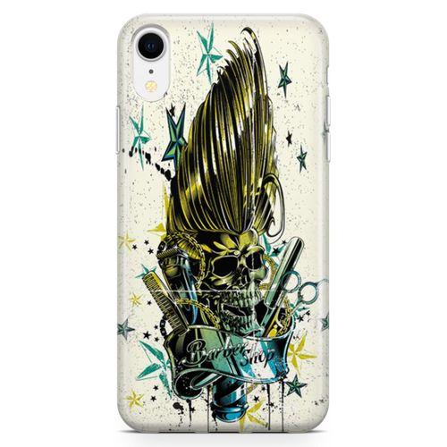 Apple iPhone XR Kılıf Barber Shop Arka Kapak Koruma Desenli Full Koruyucu
