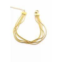 Çoklu Zincir Bileklik - Altın