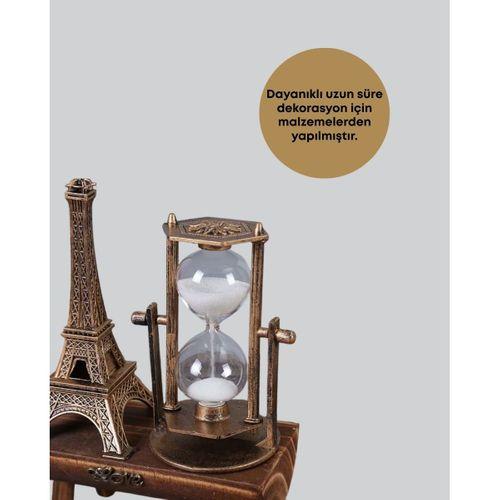 Klasik Tasarımlı Ahşap Kum Saati – Ev Ve Ofis İçin Masaüstü Aksesuarı