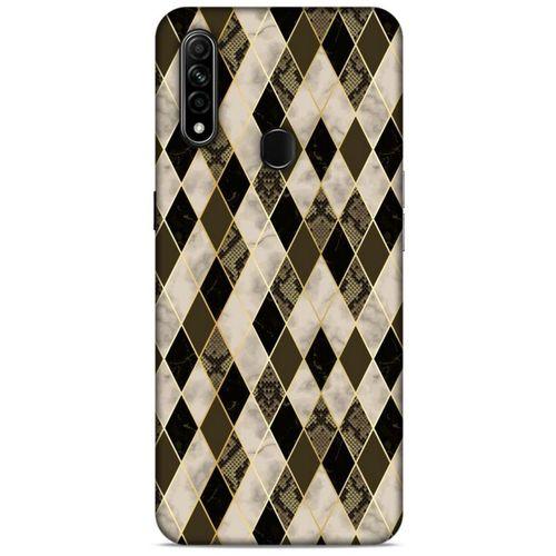 Mermer Desenli (2) Tema Kabı Bej Oppo A31 Kılıf