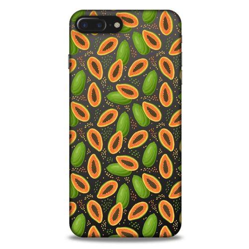 Frutix Papaya 01 Apple Iphone 8 Plus Kılıf Desenli Silikon