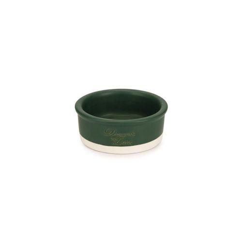 Beeztees DBL Kedi Mama Su Kabı, Seramik, Mat Yeşil, 12cm, 300ml