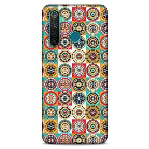 Oppo Realme 5 Pro Kılıf Pastel Renkler (44) Tough Armor Kılıf Karışık Renkli