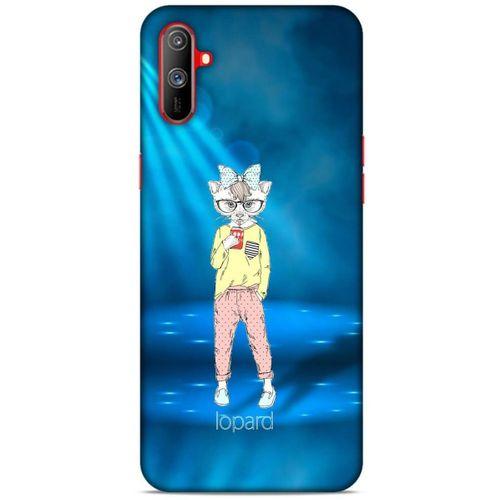 Oppo Realme C3 Kılıf FunnyMaX (38) Neo Hybrid Kılıf Açık Mavi