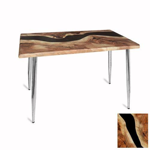 Dockers Manolya Mutfak Masası 70x120 Kromnikel (Werzalit, Wermodin ve Allzalit Tabla) - Epoxy