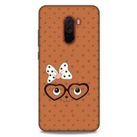 Lopard Xiaomi Pocophone F1 Uyumlu Kılıf Kediler (11) Tam Koruma Gözlük Yüz