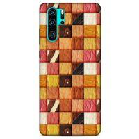 Huawei P30 Pro Kılıf Patchwork (2) Kabı Turuncu Sarı