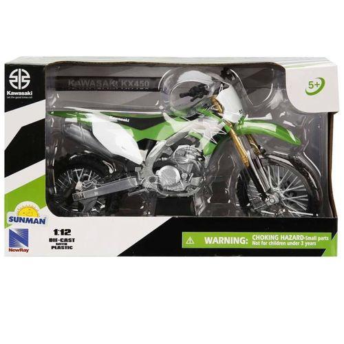 Çocuk Eğitici Oyuncak57483 SUN- Kawasakı  KX450 Yeşil 1:12