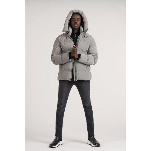 Slimfit Kapşonlu Boyun Destekli Şişme Mont