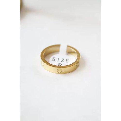 6'lı Crt Model İnce Alyans Yüzük Seti - Altın