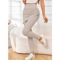 Kadın Yüksek Bel Yandan Büzgülü Alttan Uzun Kaşkorse Tayt Etek