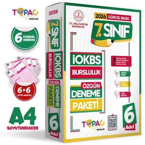 2026 7 Sınıf Topaç Yayınları ÖZGÜN İOKBS-BURSLULUK 6lı Deneme Paketi Dijital Çözümlü Türkiye Geneli