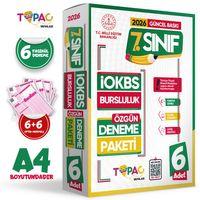 2026 7 Sınıf Topaç Yayınları ÖZGÜN İOKBS-BURSLULUK 6lı Deneme Paketi Dijital Çözümlü Türkiye Geneli