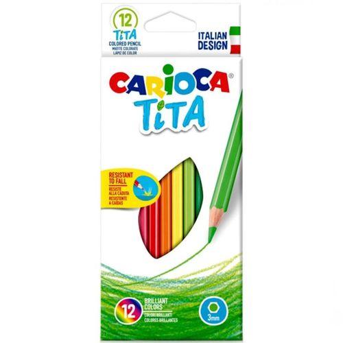 Çocuk Carioca Tita Kuru Boya Kalemi 12'li 42793