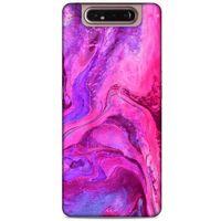 Samsung Galaxy A80 Uyumlu Kılıf Pembe Delisi (20) Koruyucu Kılıf Fuşya