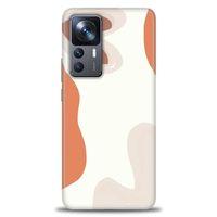 Xiaomi Mi 12T Pro Kılıf HD Baskılı Kılıf - Kahve Kalp + Tam Ekran Koruyucu