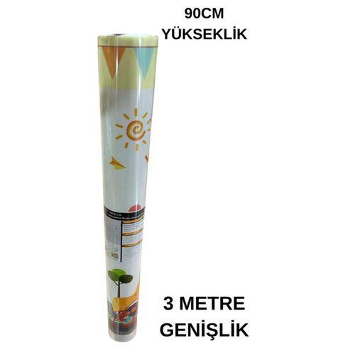 90cmx 3 Metre Rulo Kendinden Yapışkanlı Duvar Paneli Kağıdı Kreş Anaokulu Bebek Odası Koruma Yalıtım