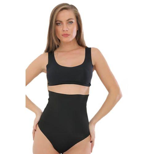 Lazer Kesim Yüksek Bel Slip Korse Kadın