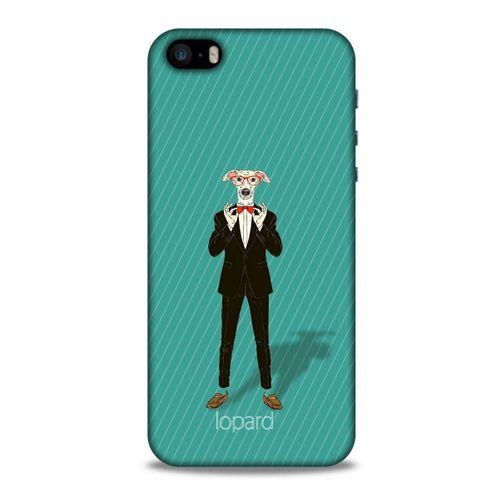 Apple iPhone SE Kılıf FunnyMaX (12) Koruyucu Silikon Turkuaz Köpek