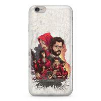 Apple iPhone 6 Plus - 6S Plus Kılıf La Casa De Papel Arka Kapak Koruma Desenli Full Koruyucu