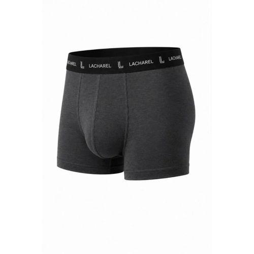 Erkek Likralı Pamuklu Nefes Alan Penye Boxer 3lü Paket - Siyah - Gri - Füme