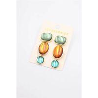 Taşlı Küpe - ÇOK RENKLİ