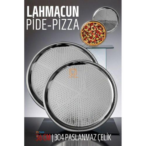Zhltools Lahmacun Pizza Pide Pişirme Tepsisi 36 CM 2 li SET