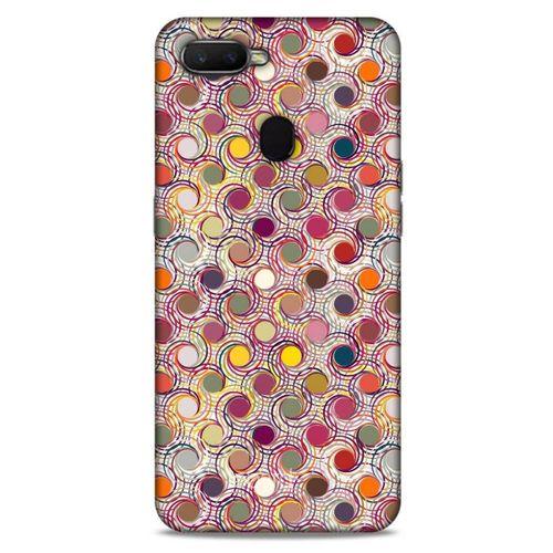 Oppo Ax7 Kılıf Pastel Renkler (36) Glitter Kılıf Sarı Pembe