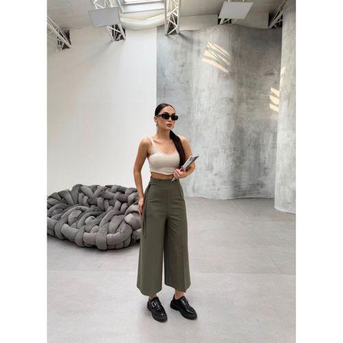 230 Gr Poly Viscose Full Lycra Metal Toka Aksesuarli Pantolon