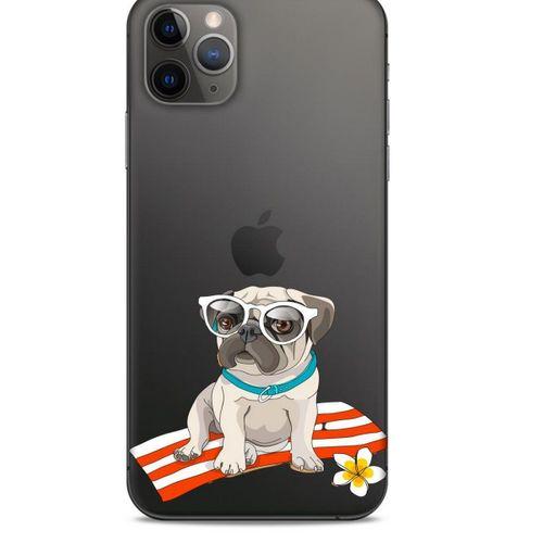 Zoologix (39) Apple Iphone 11 Pro Max Şeffaf Kılıf Silikon Desenli