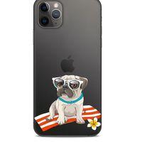 Zoologix (39) Apple Iphone 11 Pro Max Şeffaf Kılıf Silikon Desenli