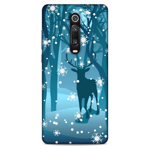 Xiaomi Mi 9T Kılıf Snowix (28) Arka Kapak Mavi Koyu