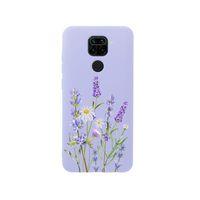 Xiaomi Redmi Note 9 Lavender Premium Silikonlu Lila Telefon Kılıfı