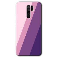 BeRa Aksesuar Xiaomi Redmi 9 Kılıf Baskılı Kapak - Oblique +Tam Kaplayan Mat Seramik