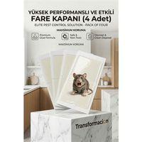 Güçlü Yapışkanlı Fare Kapanı Seti - 4 Adet 712893