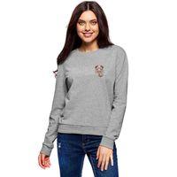 Scorpion Colours Baskılı Gri Kadın Sweatshirt