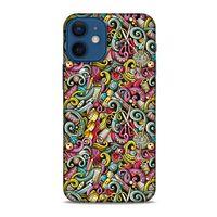 Graffitix (46) Desenli Silikon Kapak Apple iPhone 12 Mini Kılıf
